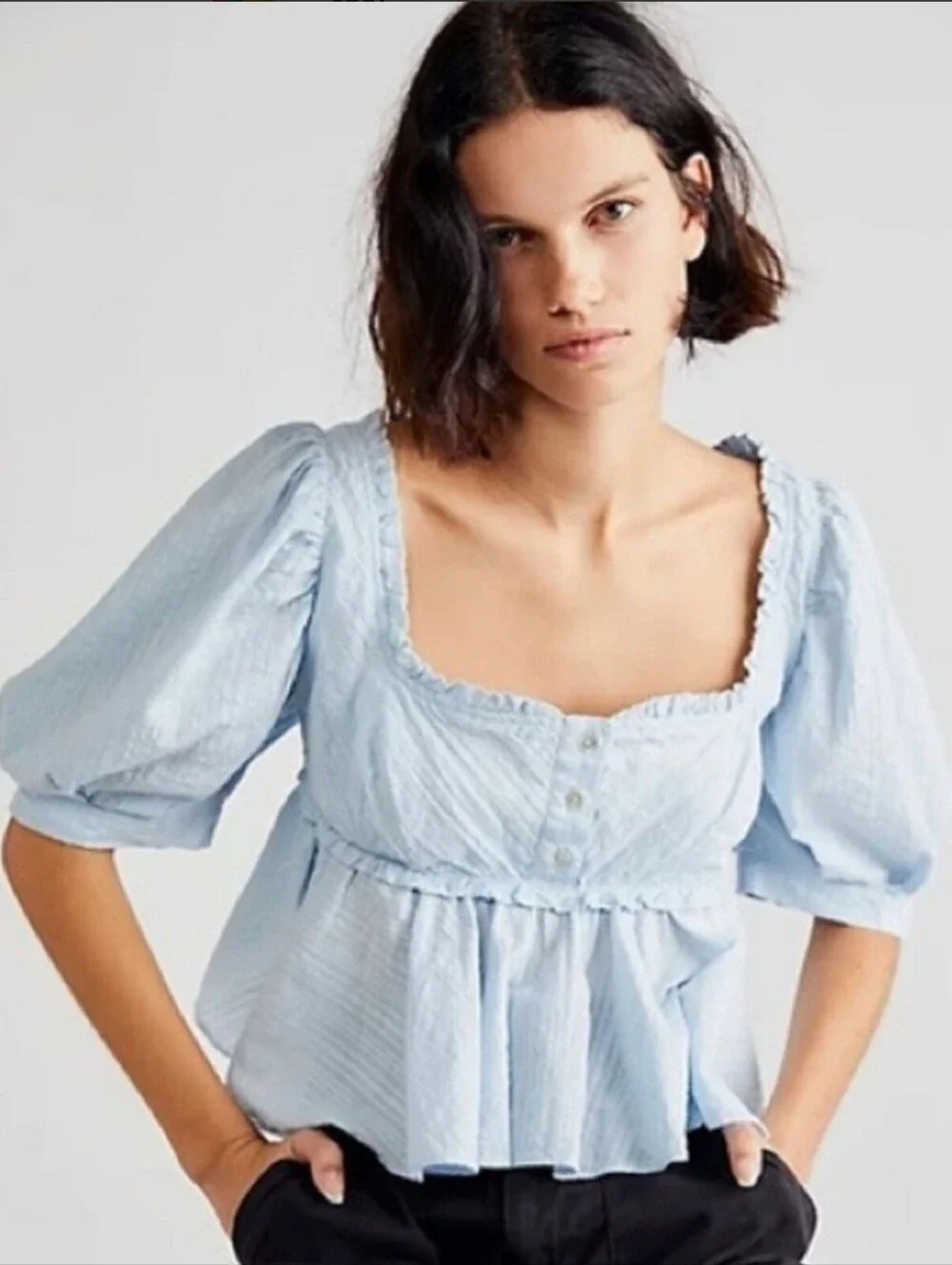 Free People Babydoll Top
